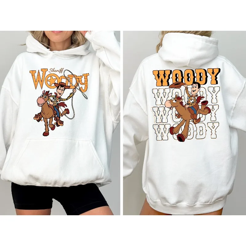 ملابس ديزني شريف وودي الرياضية النسائية لخريف/شتاء أزياء غير رسمية جديدة للرجال والنساء ملابس الشارع