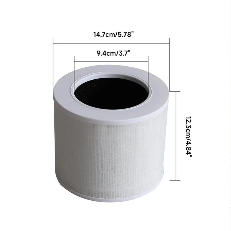 Suitable For LEVOIT-Core Mini/Mini-RF Air Purifier Replacement Filter True HEPA Filter High-Efficiency Activated Carbon view 6