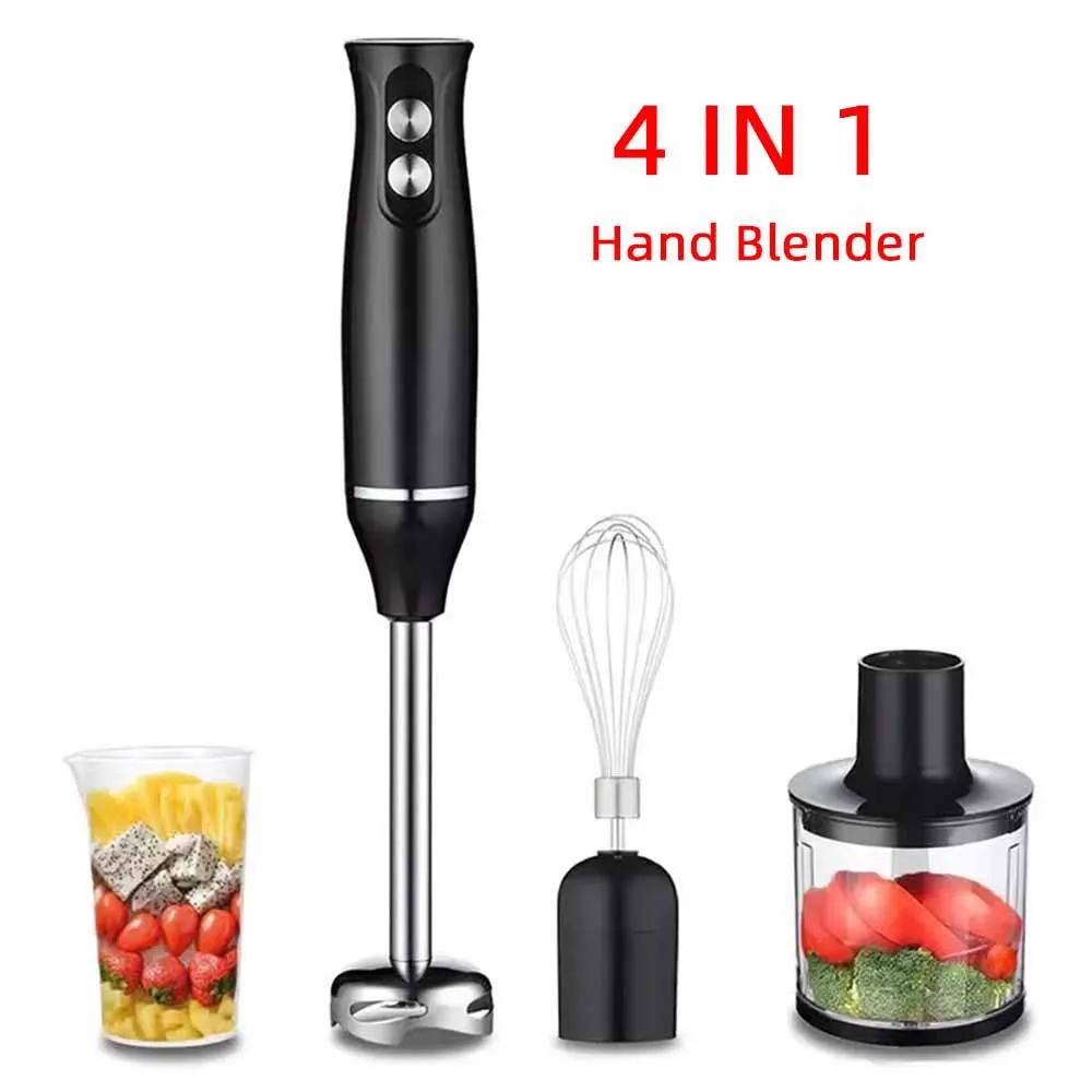 Household 4-in-1 hand-held mixer Cooking stick Meat grinder Egg beater Side food