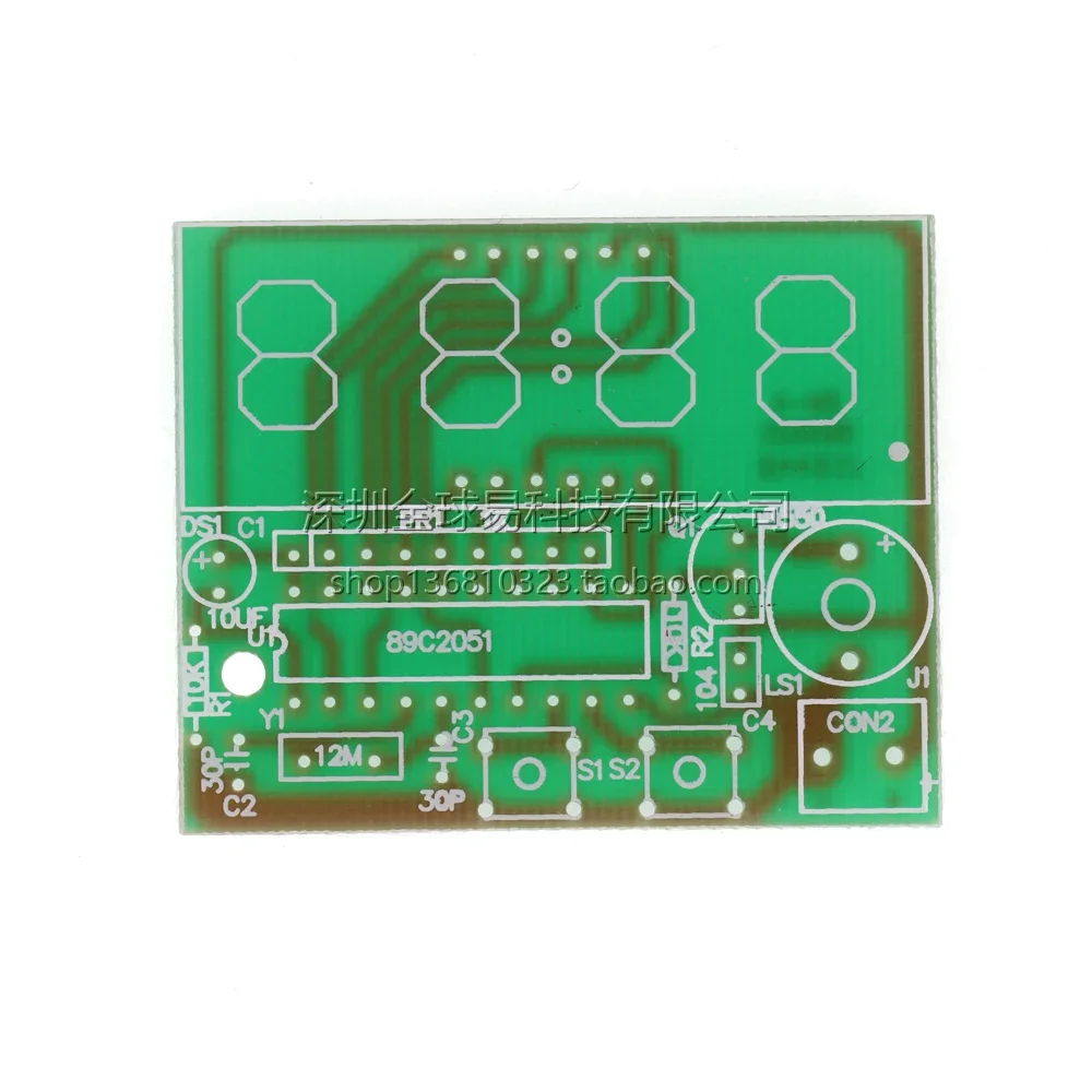 Horloge numérique à 4 chiffres MCU 4-251, kit de production électronique bricolage c51