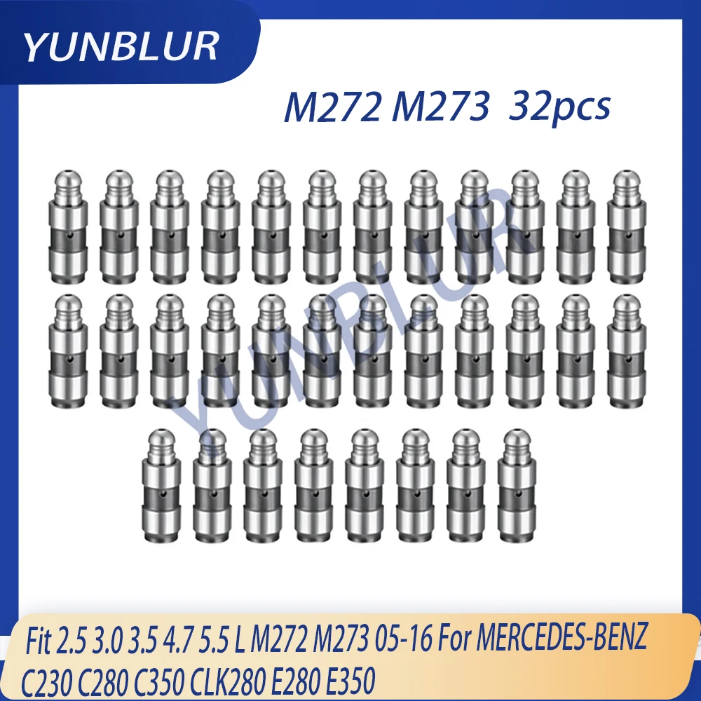 Engine Valve Rocker Arm Lifter Set Fit 2.5 3.0 3.5 4.7 5.5 L M272 M273 GAS 05-16 For MERCEDES-BENZ C280 C350 CLK280 E280 E350