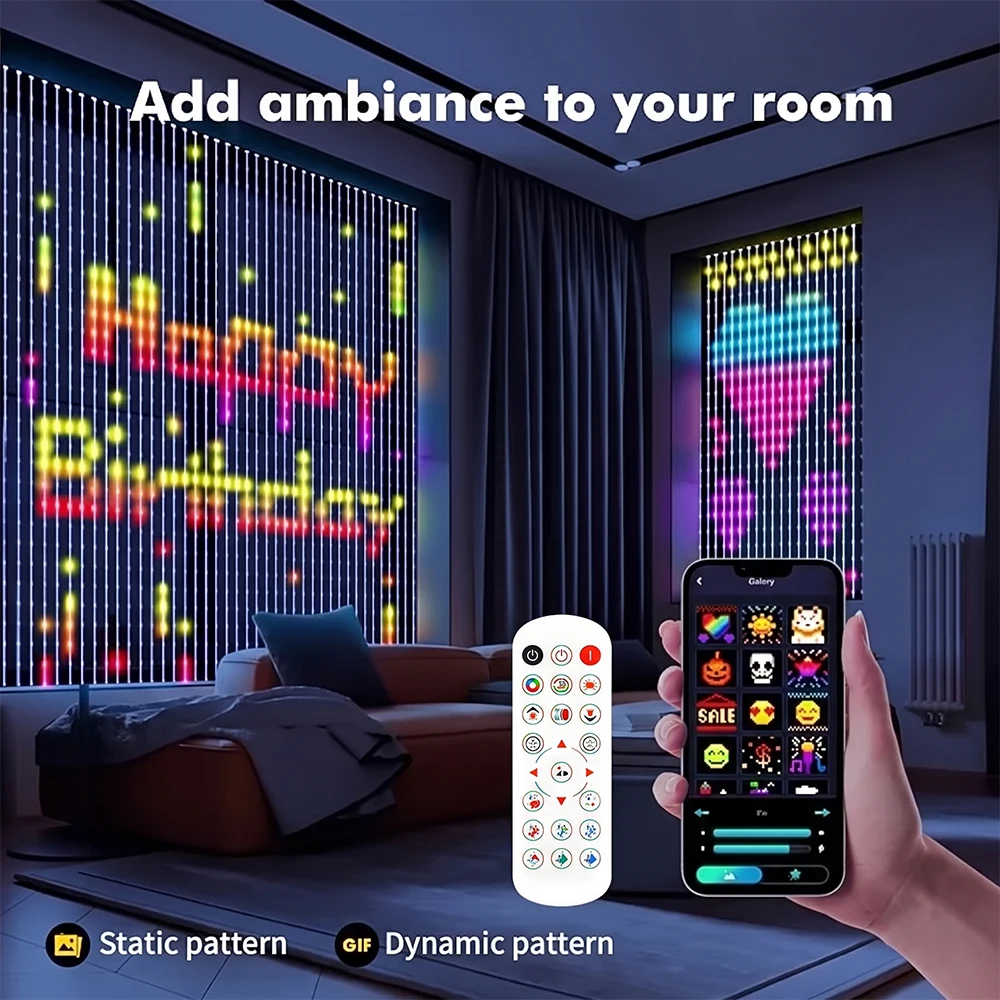 Home Decor App - Smart LED Curtain Light APP Control