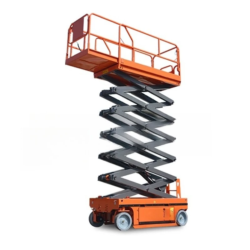 Indoor and outdoor maintenance hydraulic lifting operation platform, fully self-propelled scissor lift