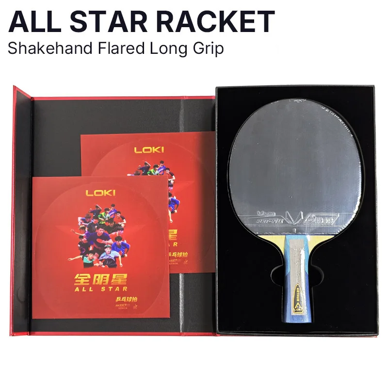 LOKI ARTHUR ALL STAR Professionele Tafeltennisbat 5 Hout 2 Basalt Carbon Tafeltennisracket Offensief Loop Snelle Aanvalspaddle