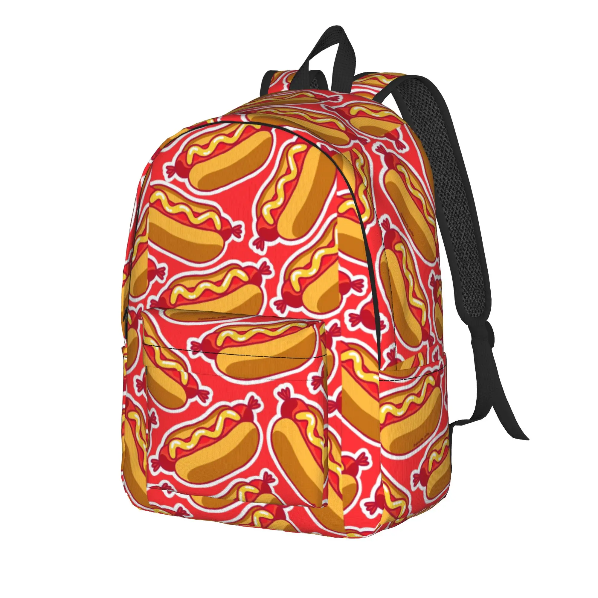 Banana Fruit Pattern Backpack  Trekking Backpacks Boy Custom Print High School Bags Cute Rucksack