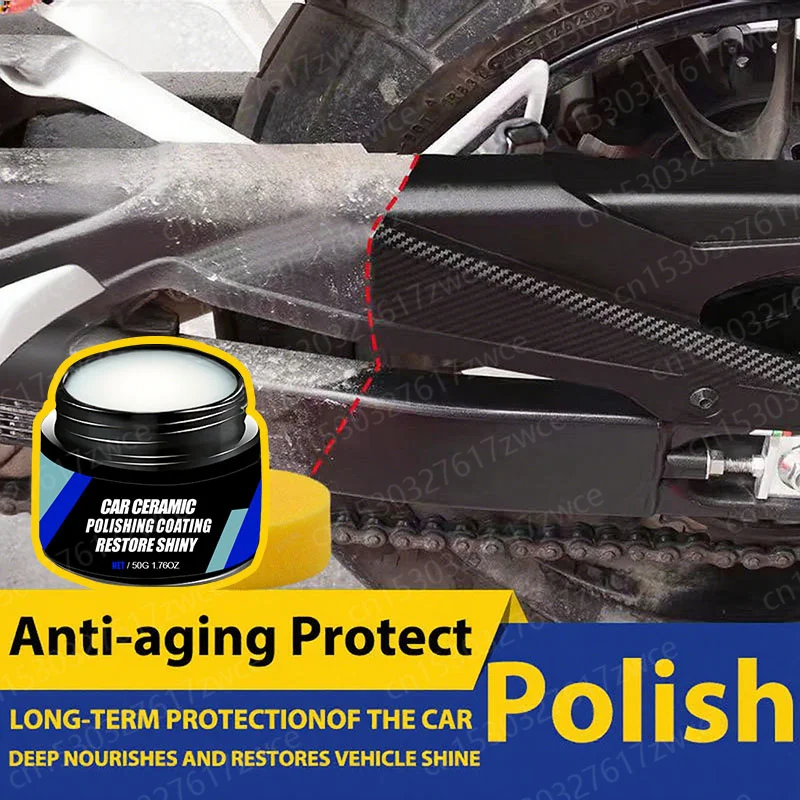 

Motorcycle Fuel Tank Ceramic Nano Polish Coating Wax Liquid Nano Crystal Hydrophobic Layer Scratch Repair Paint Car Polish Wax