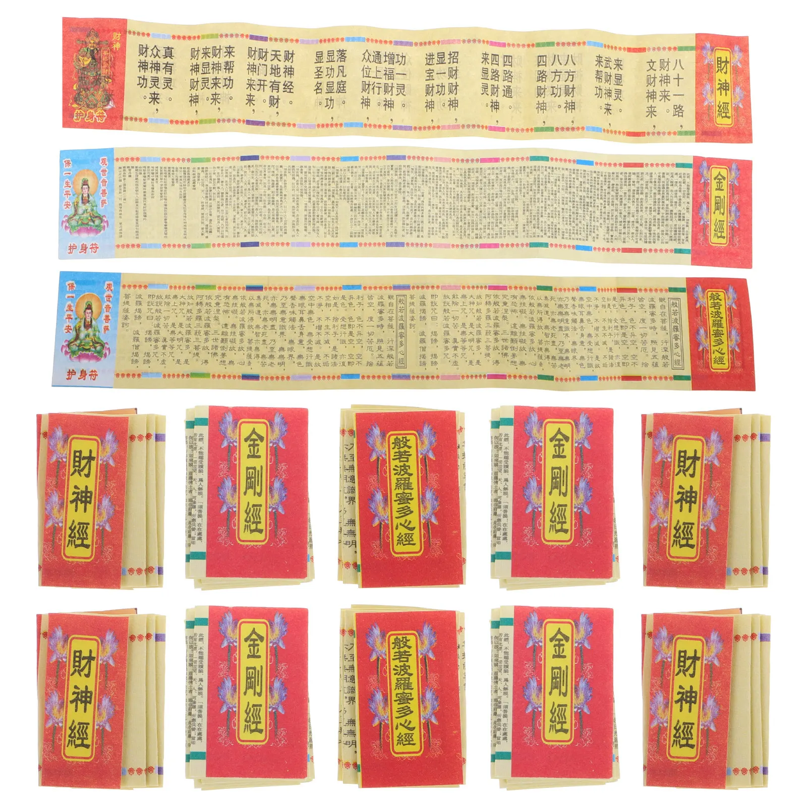 30Pcs Mini Buddhist Decorations Tiny Spiritual Figurines Sacred Charms for Desk Shelf Crafts