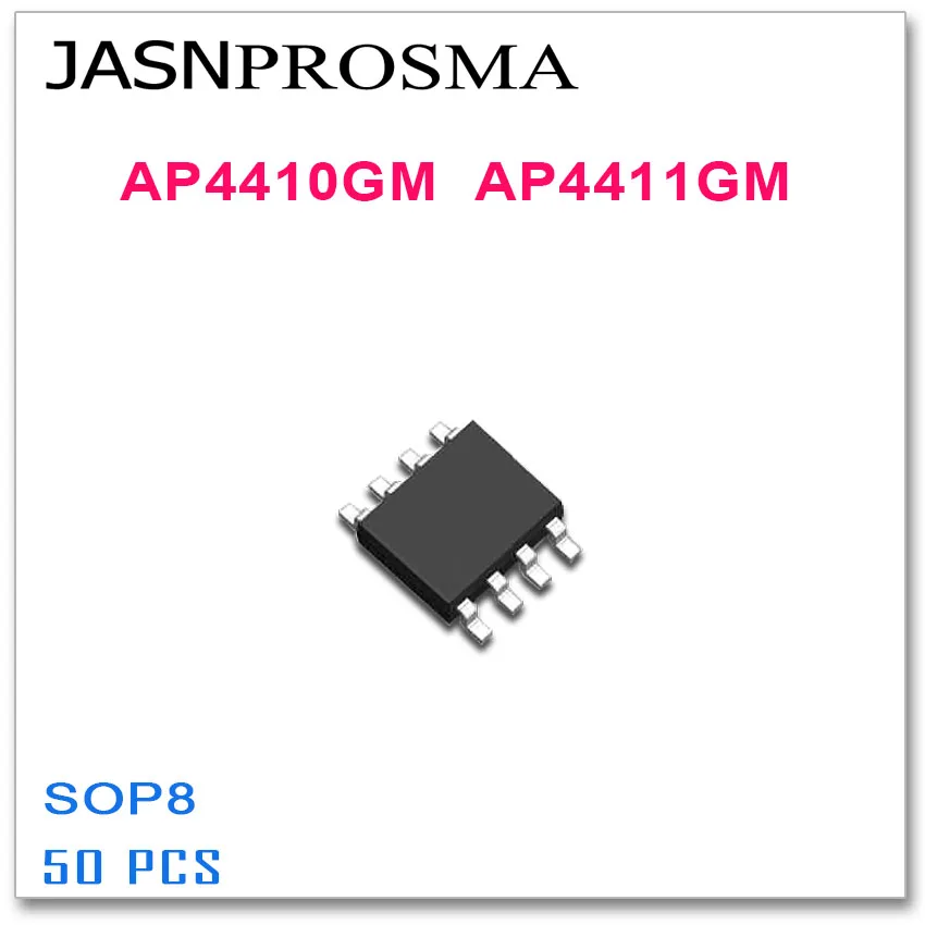 JASNPROSMA 50 шт. AP4410GM AP4411GM SOP8 AP4410 AP4411 Высокое качество