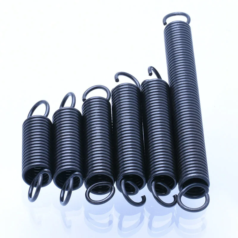 1.0mm Wire Diameter 65Mn Open S-shaped Hook Spring Steel Tension Spring, Strong Spring, Return Spring, Customizable 3PCS