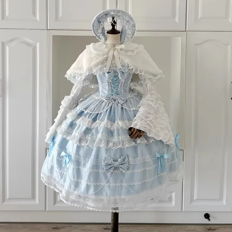 2025 Autumn New Japanese Single-breasted Solid Color Shirt Lolita Original Doll Feeling Kawaii Ji Sleeves Blouse Women's Clothes