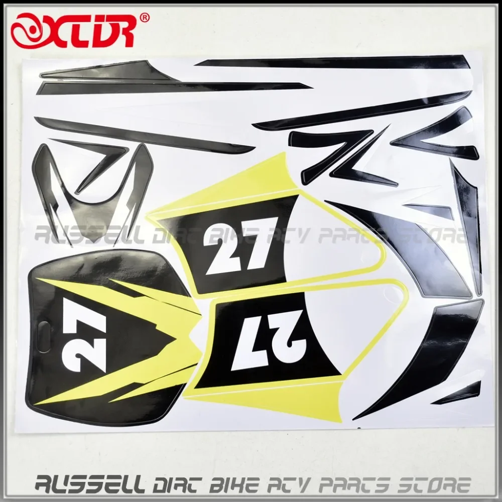 Stickers & decals Kit PLASTIC Fenders Faring For Small Apollo MINI MOTO Kids E-Bike DIRT BIKE 2 Stroke 47cc & 49cc 50cc 70cc