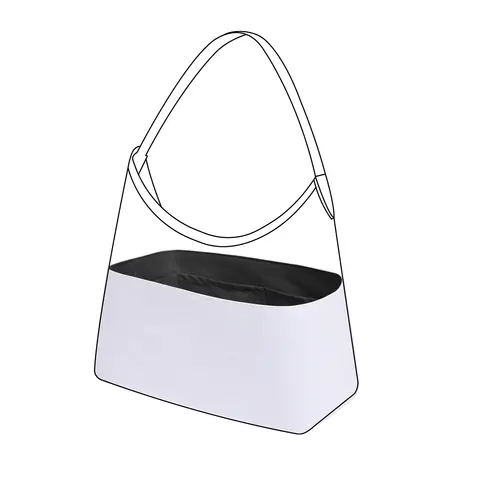 DGAZ 경량 지갑 정리함 삽입, 고야드 호보 백, 실크 및 듀폰트 페이퍼 핸드백, 럭셔리 가방 내부