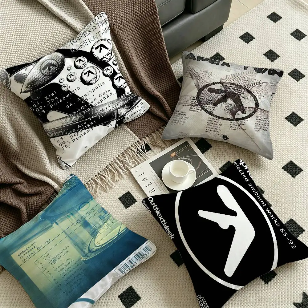 DJ A-Aphex T-Twins Personalized picture text home decorative pillows Household Gifts 45x45cm