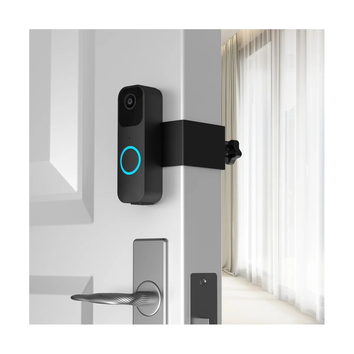 For Bracket Without Punching Anti-Theft Fixed Door Clip Bracket Siding Mount with