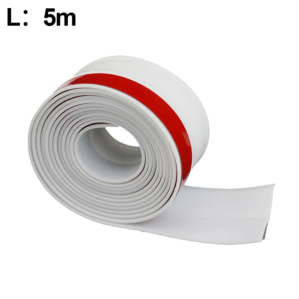 1PC 5m Weatherproof Garage Door Sealing Strip Door Frame Strip Warehouse Door Seals Self-adhesive Sealing Strip Insulation Tape