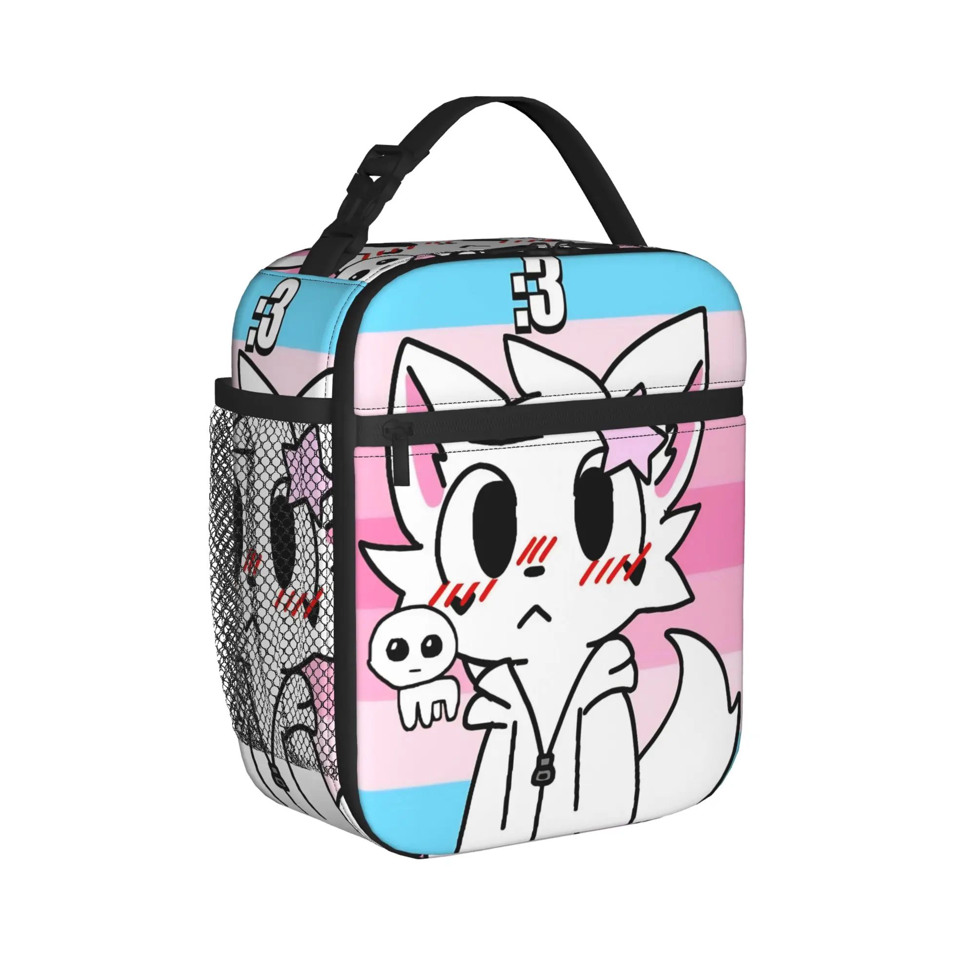 Boykisser Insulated Lunch Bag Large Cat Reusable Cooler Bag Lunch Box Tote Beach  Picnic Food Handbags