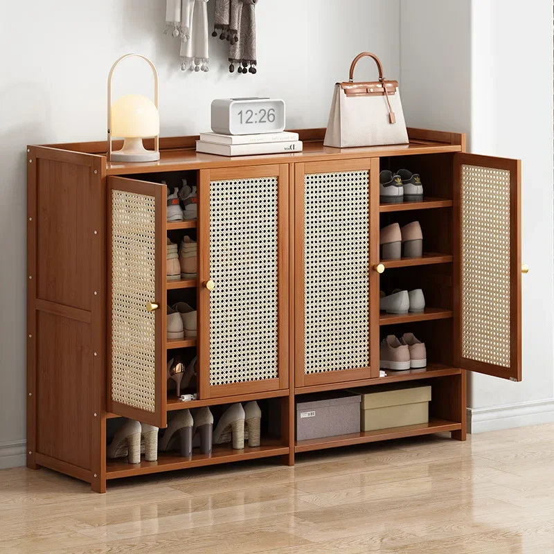 

Door mounted shoe rack, home door, multi-layer simple shoe cabinet, against the wall, entrance door, dust-proof storage artifact