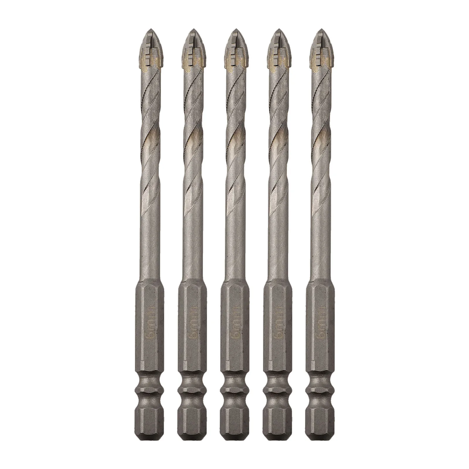 Efficiently Punch Holes with the 5pcs Eccentric Drill Bit Set Specially Designed for Use on Glass and Ceramic Tiles