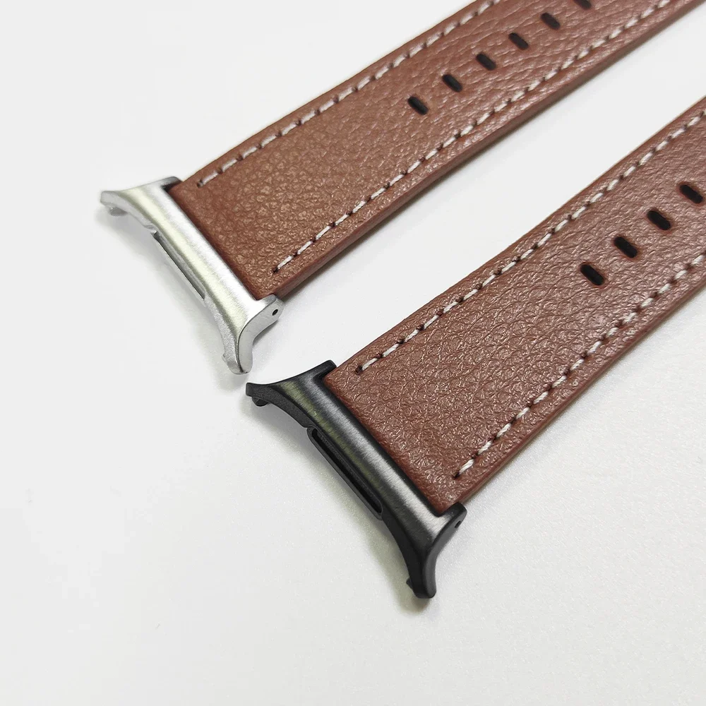 Leather Watch Strap for Samsung Galaxy Watch 7 Ultra Smartwatch Band for Galaxy Watch Ultra 47mm Bracelet Belt Correa Accessorie