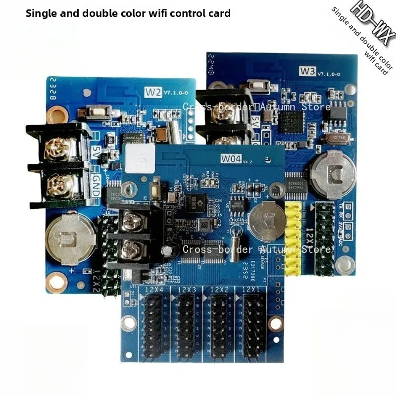 WiFi Wireless LED Display Control Card Grayscale Advertising Subtitle Screen Unit Board Mobile Phone WiFi Control
