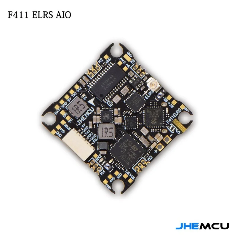 Jhemcu F411elrs 1s 2s Crossover Aircraft Flight Control Elrs 12a Electronic High Definition Sky Terminal