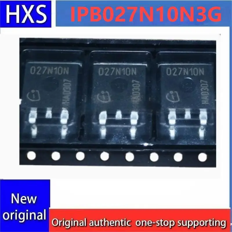 10pcs/lot 100%Brand new original IPB027N10N3G silk screen 027N10N package TO-263 MOSFET 120A/100V