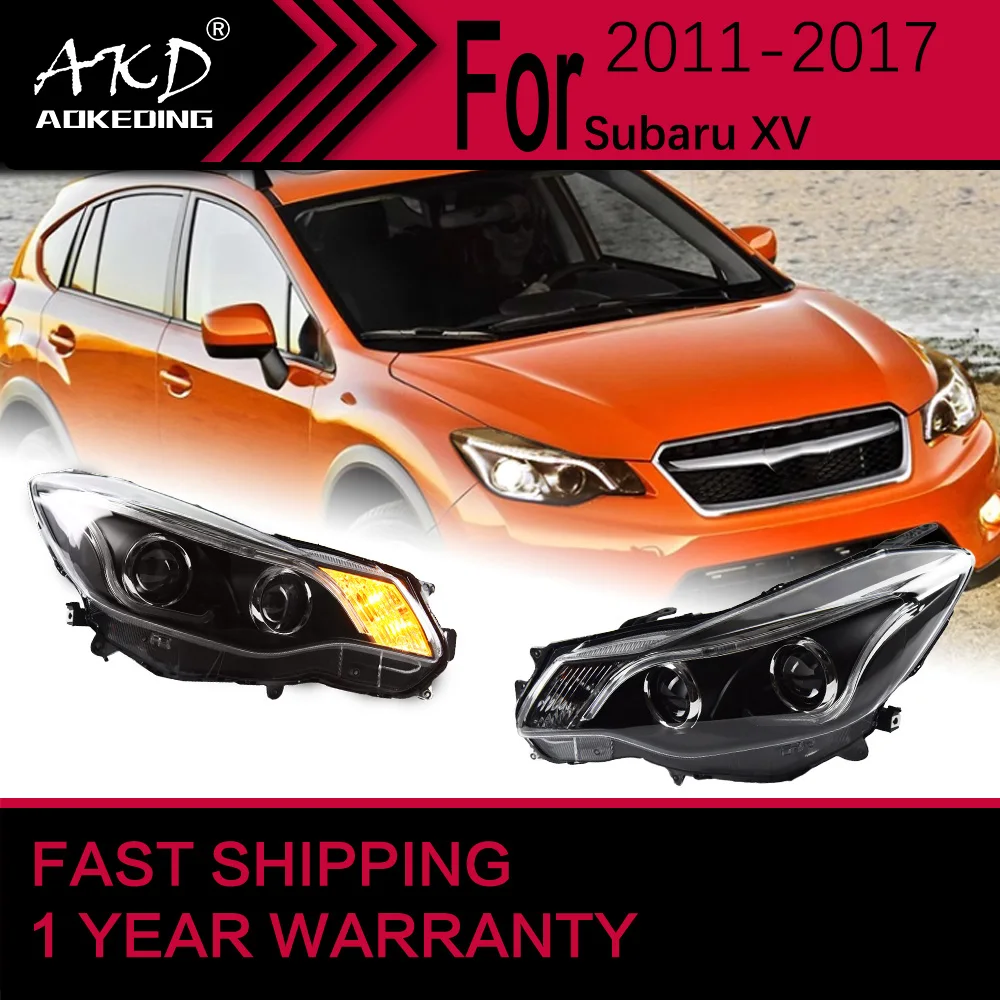 

Car Lights for Subaru XV LED Headlight 2011-2017 XV Lamp Drl Projector Lens Automotive Accessories