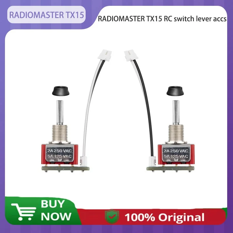 

RADIOMASTER TX15 Remote Control SE SF 3-speed switch Pull rod accessories Used for TX15 remote control RC accessories