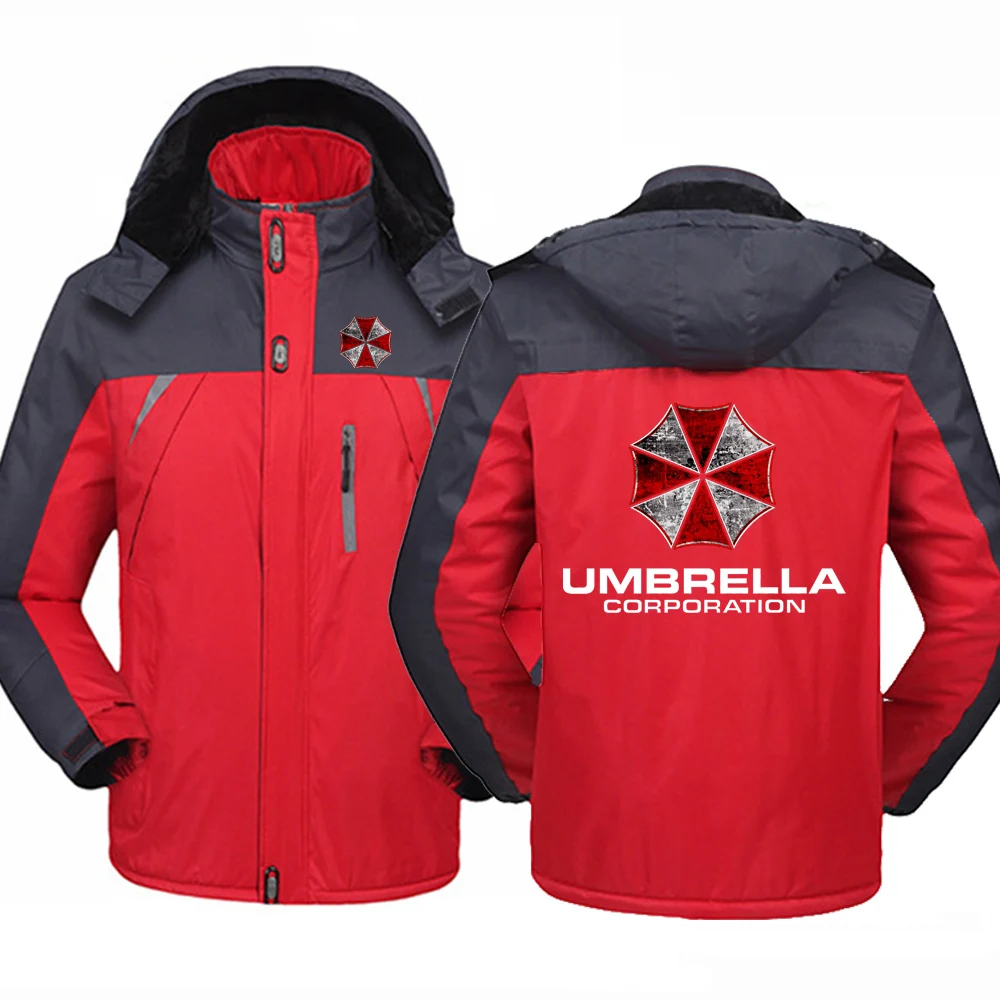 2023 Men Umbrella Corporation Winter Hooded  Male  Outwears Windbreaker Windproof Comfrtable Jacket Fashion Clothing Coat Tops