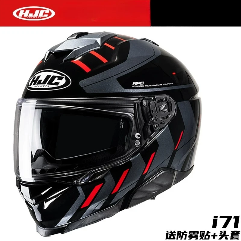 2026 Hjc I71 Motorcycle Helmet ECE DOT Certification Men Full Face Double Lens Racing Off-road Helmet Capacetes Cascos Para Moto