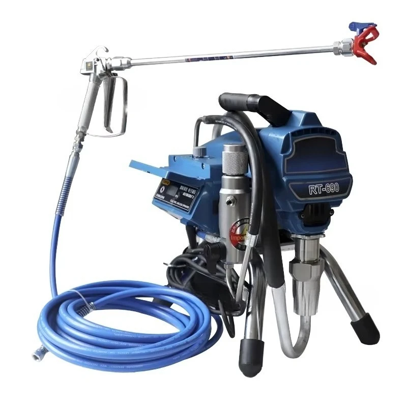 المهنية التلقائي طلاء اللاتكس لتقوم بها بنفسك قوة بندقية رذاذ المكبس الكهربائي ارتفاع ضغط آلة بدون هواء ميزة فرش #1