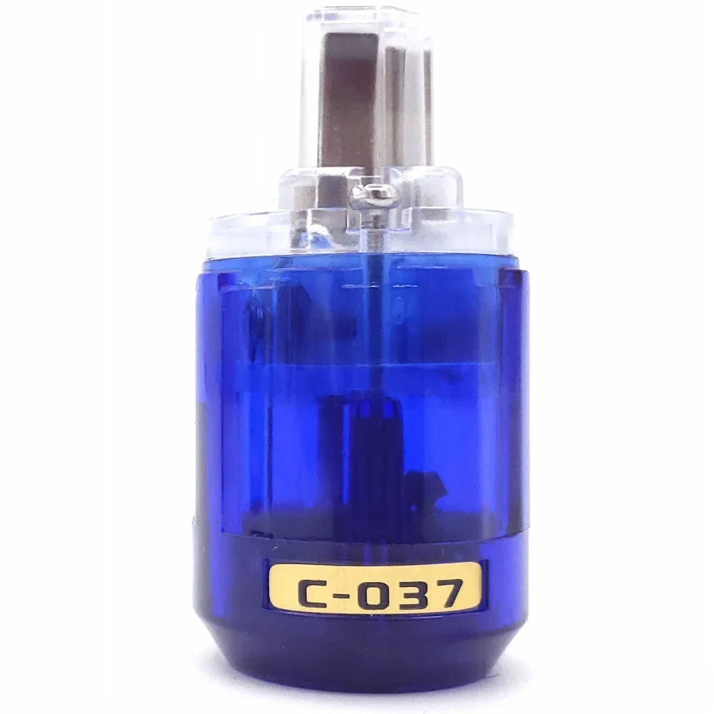 Hifi oyaide C-037 p-037e Schuko Rhodium Plated Copper EU AC Power Plug Ver IEC Connector DIY