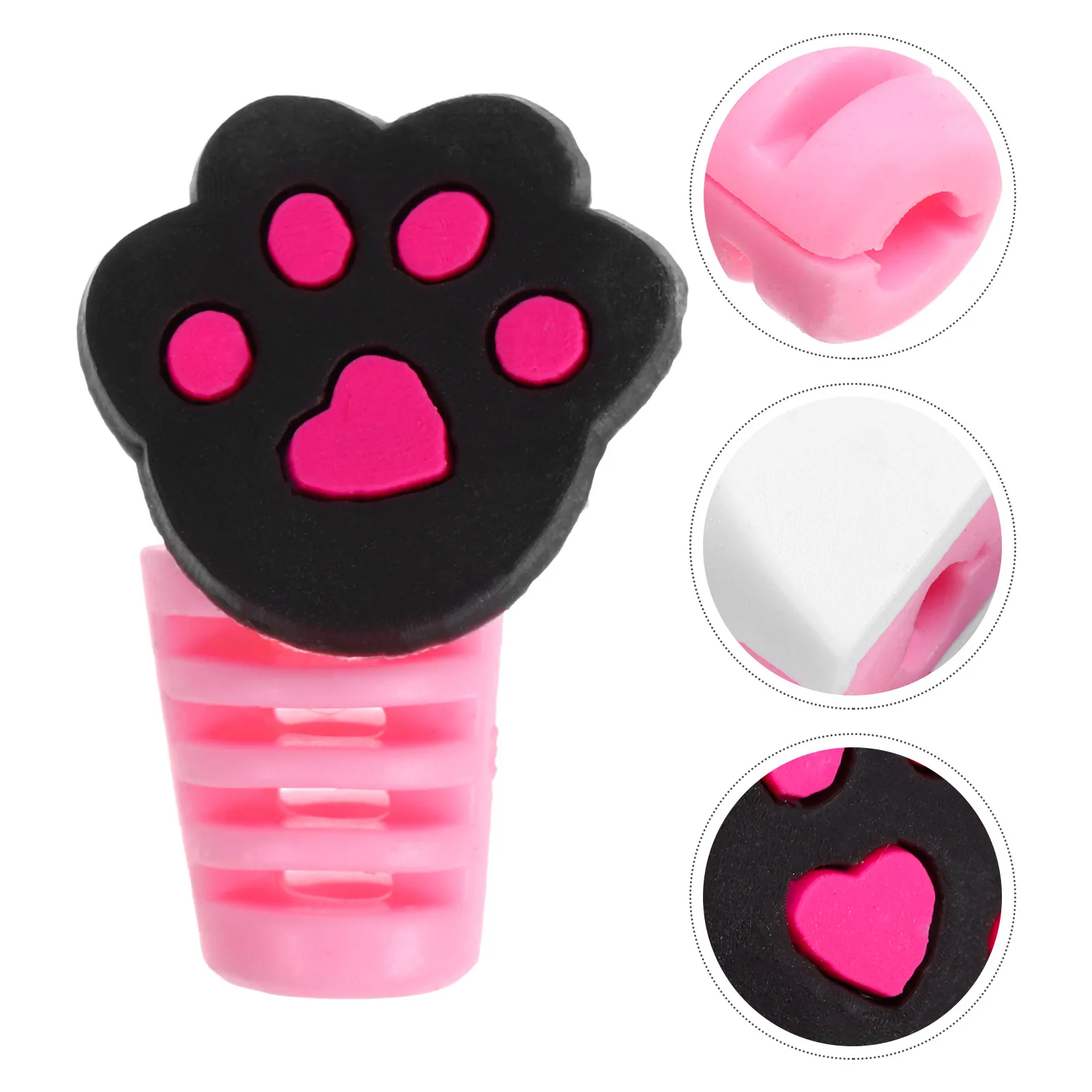 

10Pcs Charging Cable Saver Foot Design Cable Protector Prevent Break USB for Cell Phones Computers Laptops