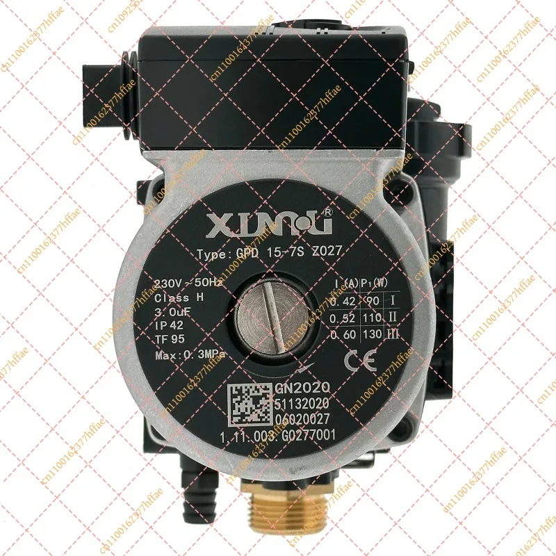 GPD15-7S Circulation Pump Motor for Kiturami Gas Boiler, World Alpha S135100025 Replacement Heating Water Pump for Boiler Repair