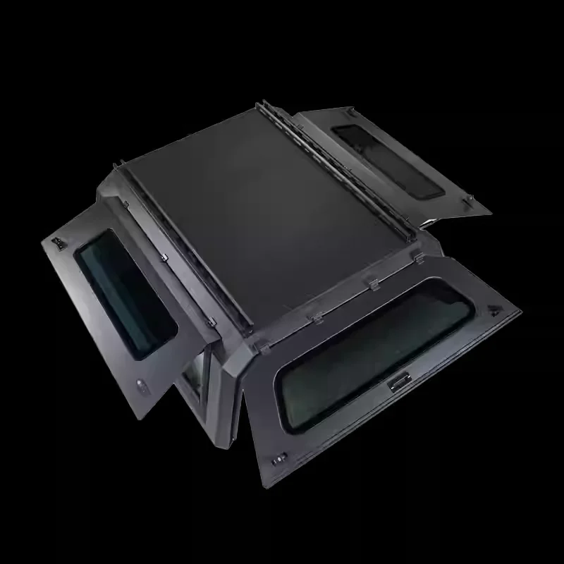 

CoolCar Настраиваемый 4x4 грузовик с алюминиевым навесом, запирающийся пикап для кемпера со стеклом, все четырех сторон для пикапов