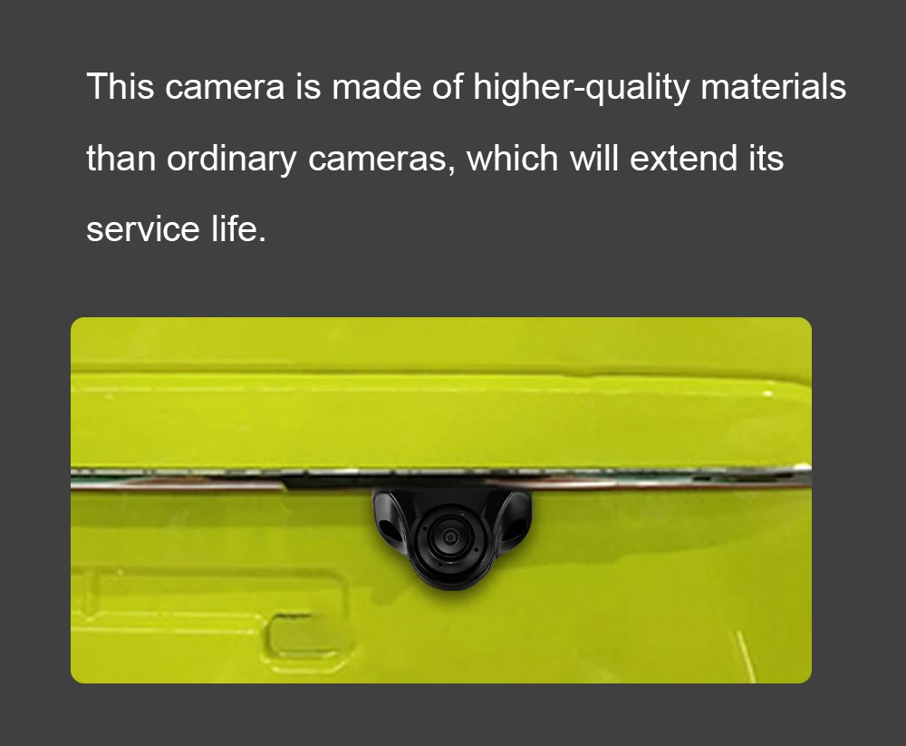 Carsanbo Car Rear View Camera WDR Camera AHD IMAX307 Chip 1080P Night Vision Universal Camera For Pickup Sedan