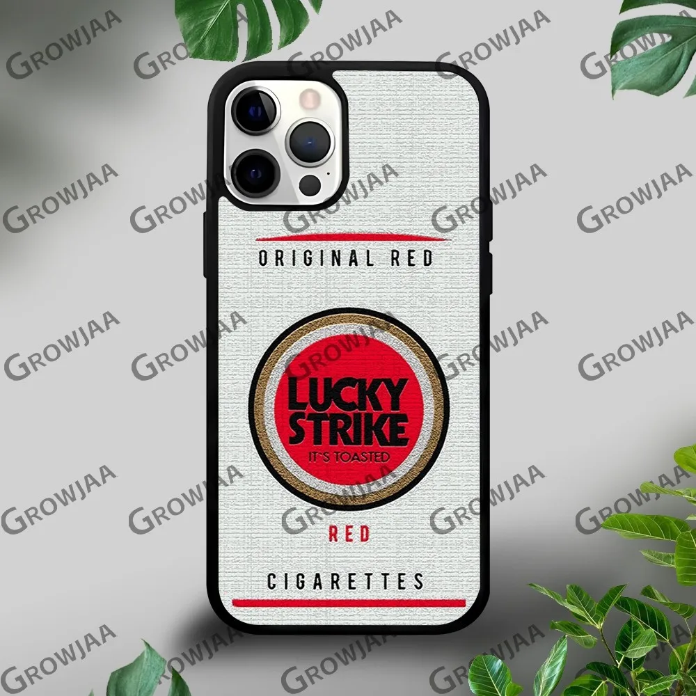 ل LUCKYS-جراب هاتف سجائر لهاتف آيفون ، آيفون 16 ، 15 ، 14 ، 13 ، 12 ، 11 برو ، XS ماكس ، ميني بلس ، خلوي ، فوندا صلبة