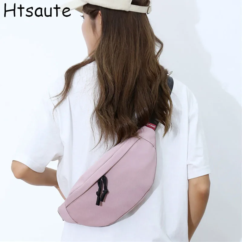 Chest Bag Banana bag for Women Sling Crossbody Waist Pack Oxford Running Waist Bag Casual Fanny Packs Sport Half Moon Belt Bag