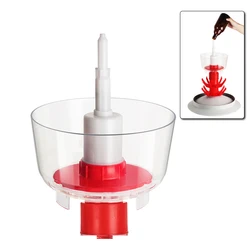 ELECQUEEN Newest Bottle Washer Cup Rinser, Press type Bottle Washing Sanitizing Device Homebrew Beer Wine Carboy Bottle Cleaner