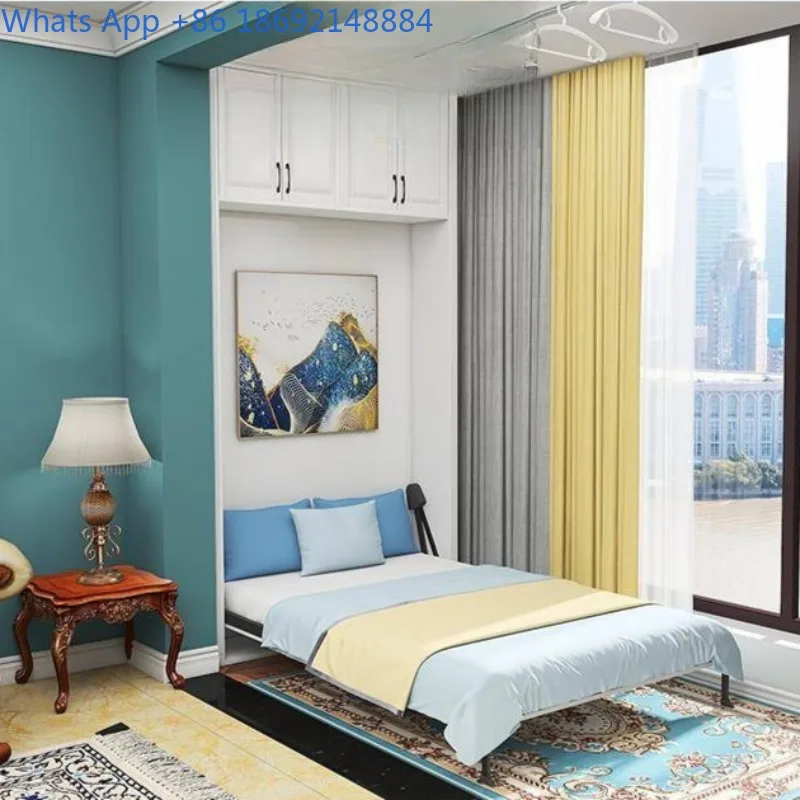 

Invisible Bed Wardrobe Integrated Small Apartment Space-Saving Wall Bed Wall Hidden Folding Bed Hardware Accessories