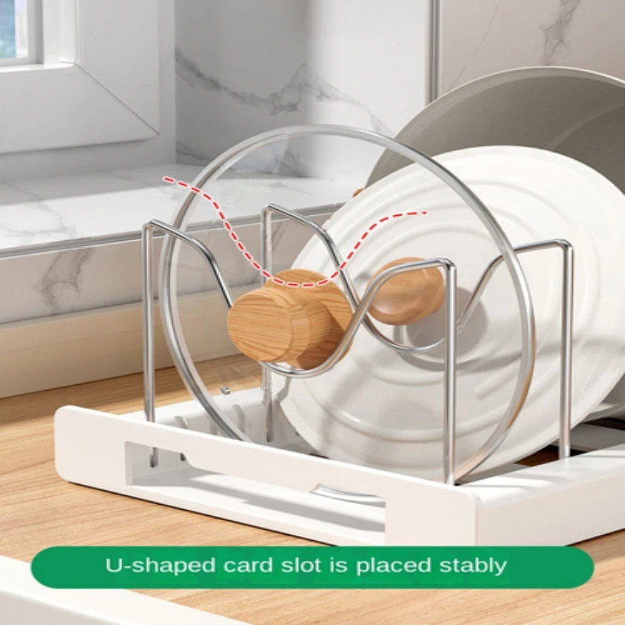 Foldable Pot Lid Rack 4