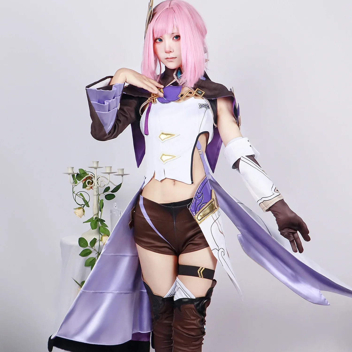 La nebbia crolla tre vestiti Cosplay Anime Anime Costume ragazza alice Cos Costume completo femminile