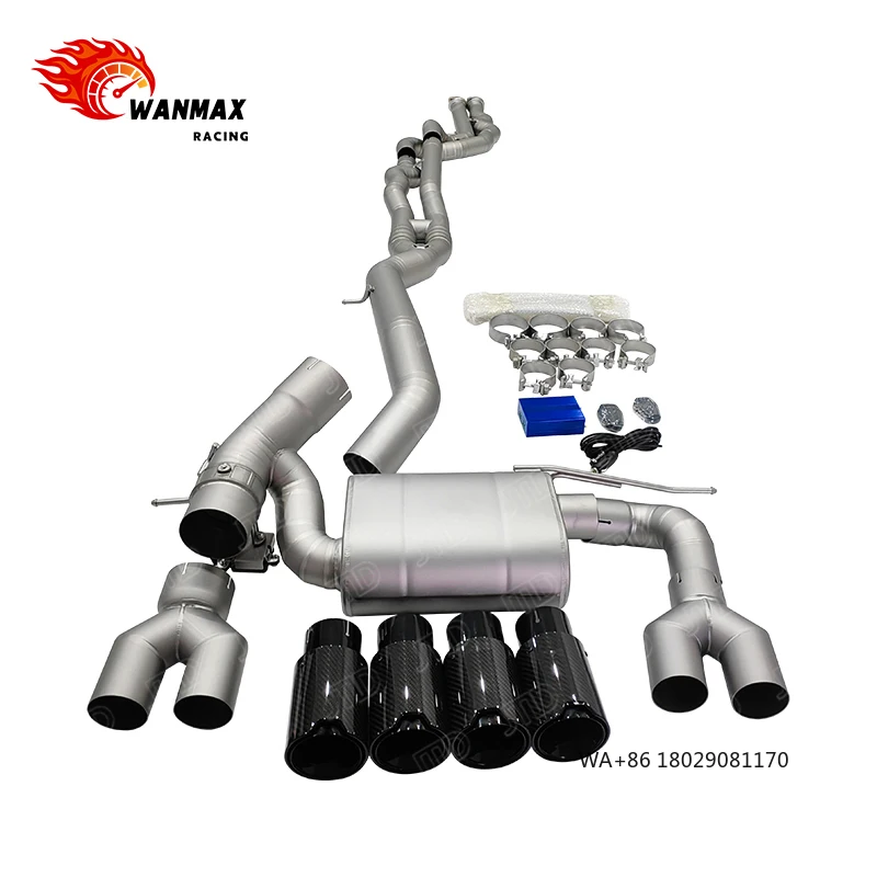 

Высокопроизводительная выхлопная система Catback с клапанами из нержавеющей стали 304 для BMW M3, M4, F80, F82, F8x