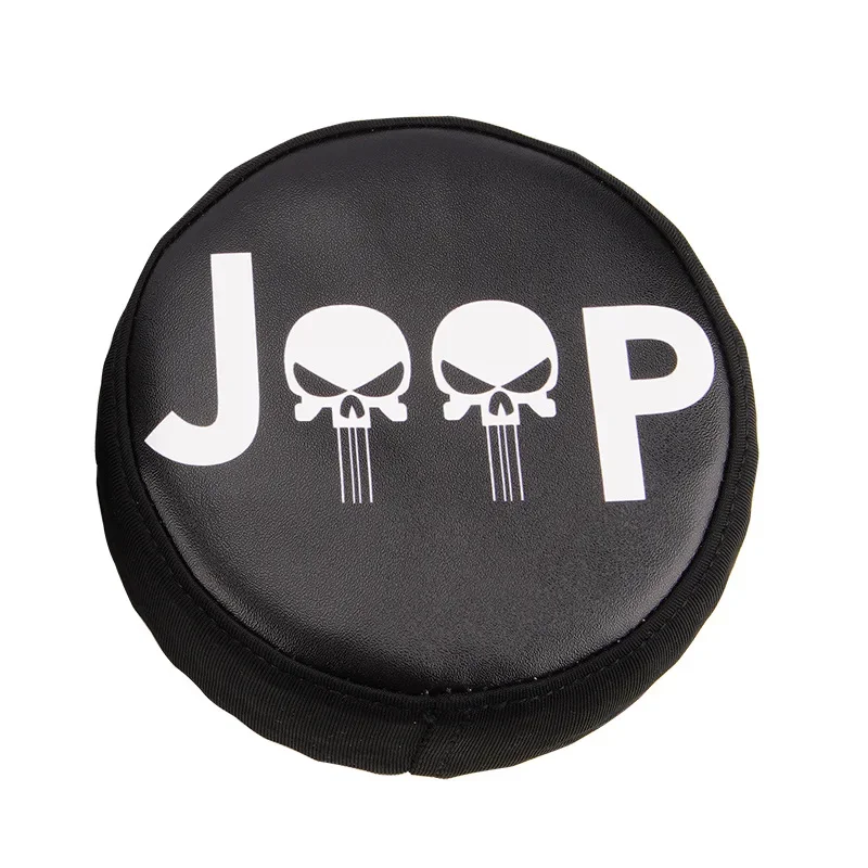 1/10 RC Car Decoration PU Leather Spare Tire Cover for 1/10 RC Crawler Trxs TRX4 Axial SCX10 Wraith RC4WD D90 Tamiya CC01