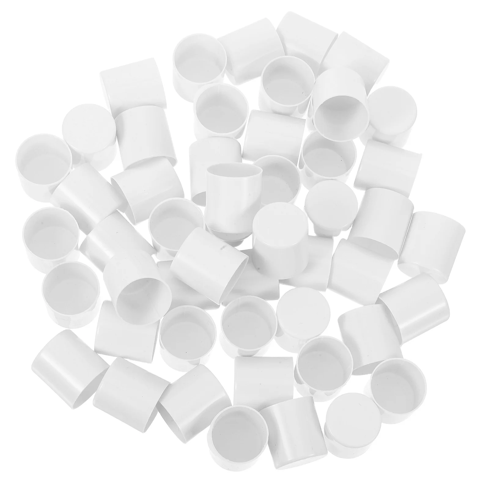 

50Pcs Lamp Socket Covers Flat Head Design Light Bulb Protector Easy Install DIY Replacement Lighting Fixture Accessories