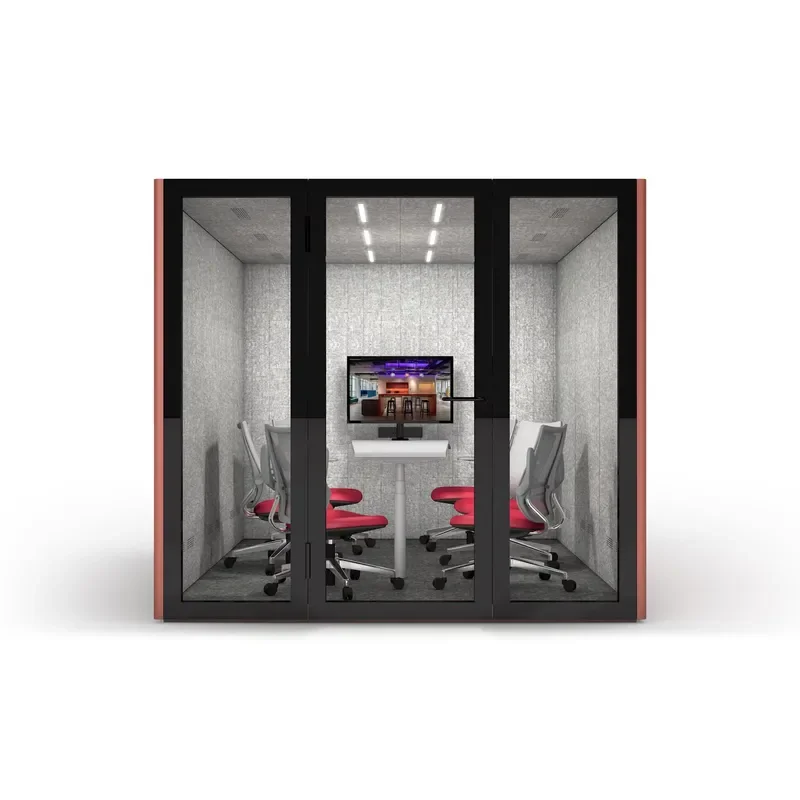 Wholesale Soundproof Booth Sofa Private Area Office Phone Booth for Private Meeting Room