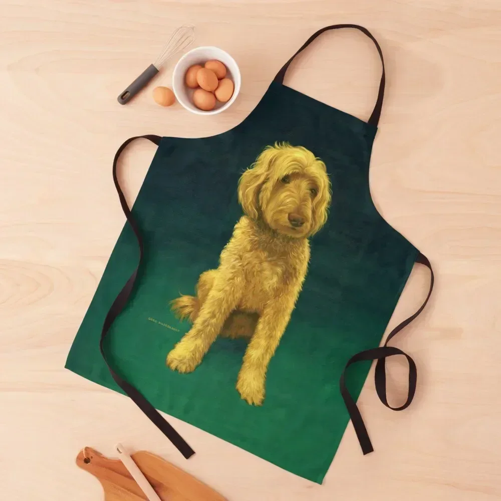 

Golden-Doodle-Whoodle Apron Chef Accessory Waterproof Kitchen For Women painters cookings for women Apron