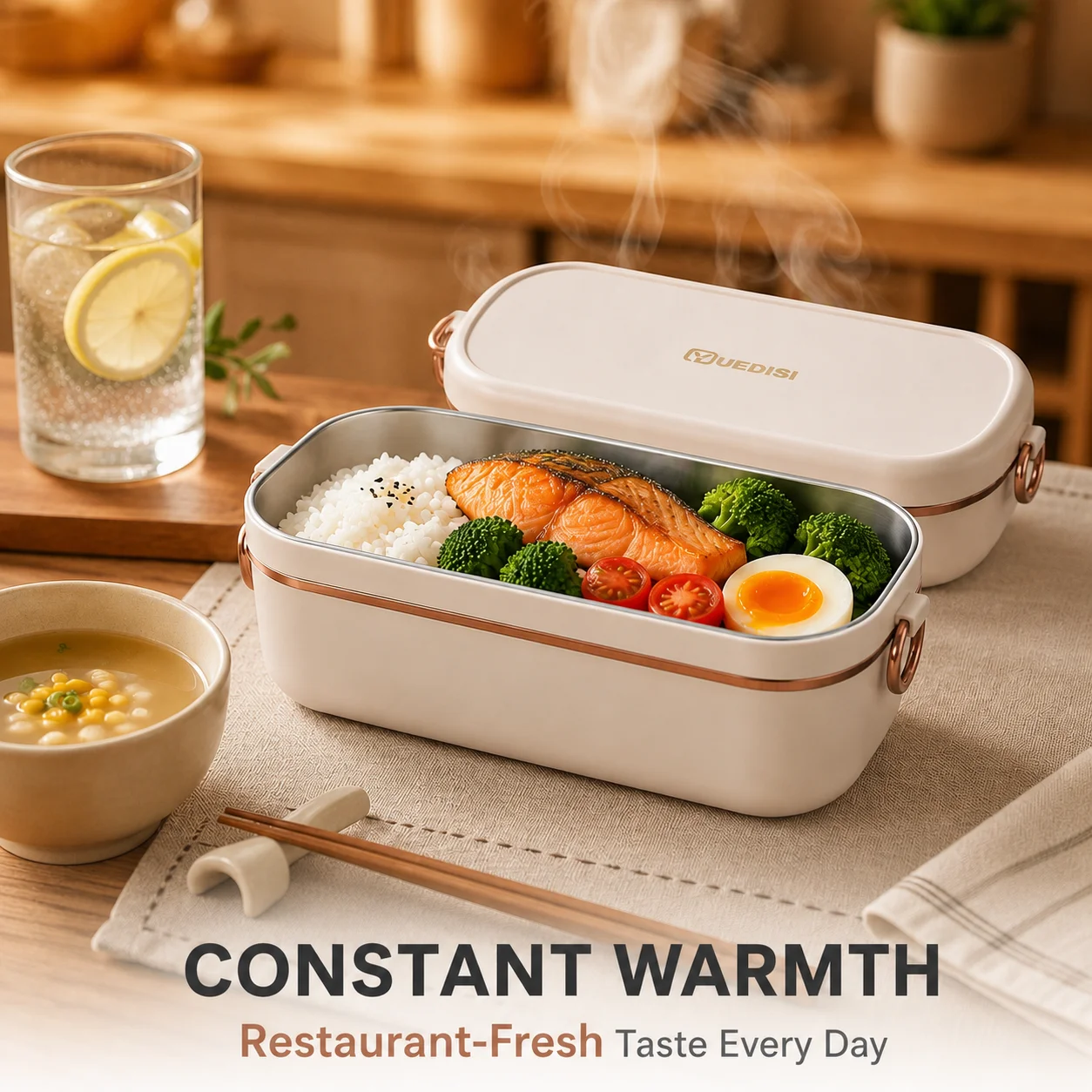 Outdoor Camping Box - Портативный самонагревающийся ланч-бокс, герметичный и сохраняющий