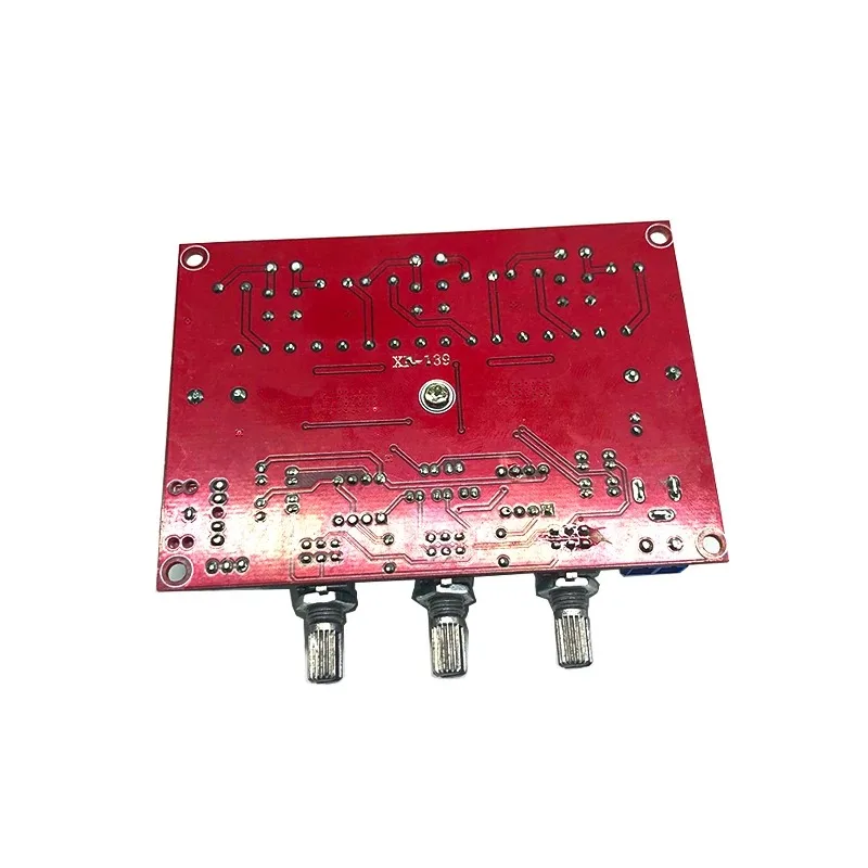 XH-M139 オーディオアンプボード 2x50W 100W 2.1 チャンネルアンプモジュール DC 12-24V 3 サウンドチャンネル省エネ純粋な HiFi 音楽