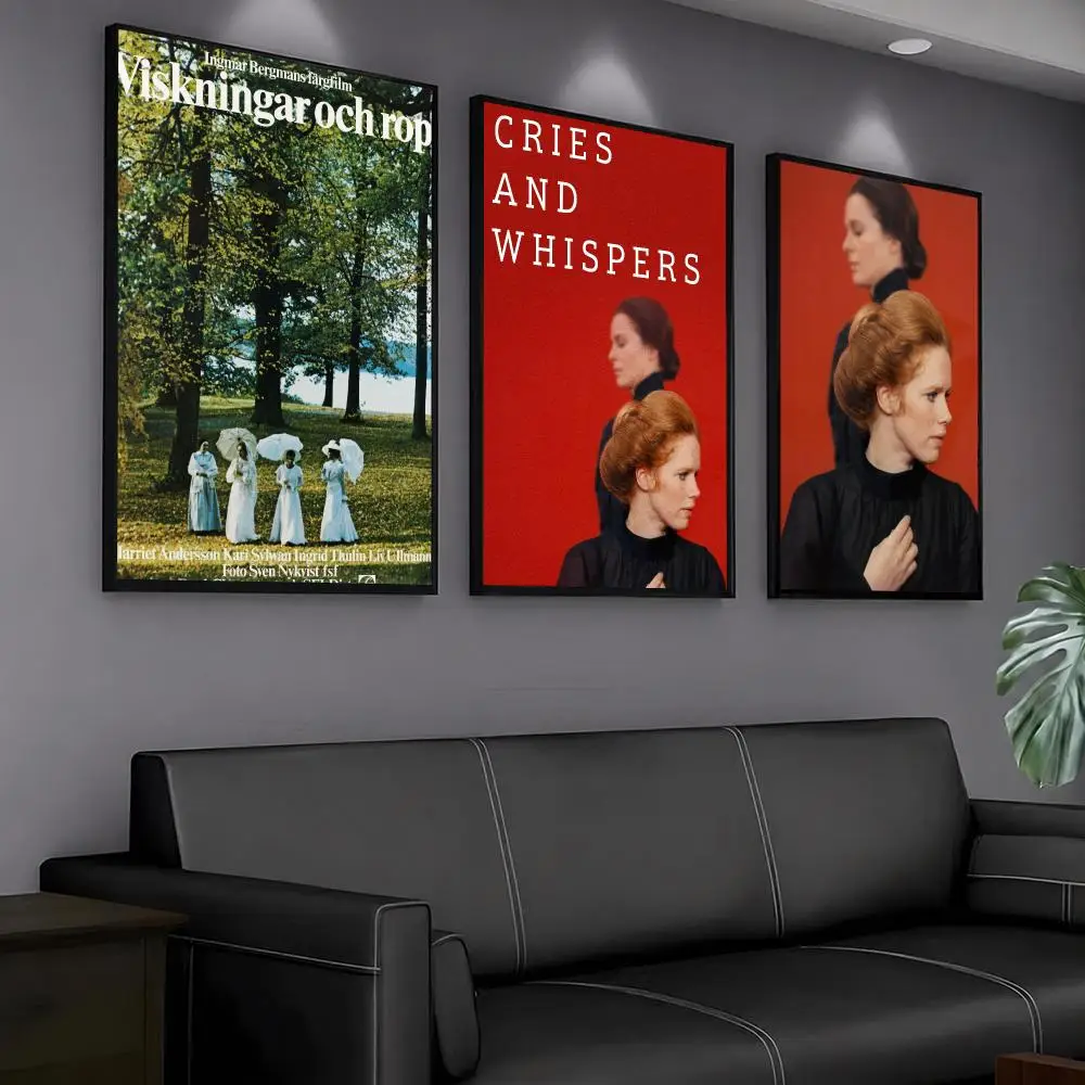 classic movie C-Cries And Whispers 1972-S Painting Calligraphy Artwork for Home Bedroom Office Wall Decoration Gift